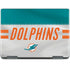 NFL Miami Dolphins White Striped Notebook 9 Pro 13in (2017) Skin