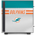 NFL Miami Dolphins White Striped NZXT H510 Compact ATX Mid-Tower Case Skin