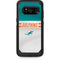 NFL Miami Dolphins White Striped Otterbox Commuter Galaxy Skin