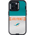 NFL Miami Dolphins White Striped Otterbox Defender iPhone Skin