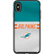 NFL Miami Dolphins White Striped Otterbox Symmetry iPhone Skin