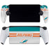 NFL Miami Dolphins White Striped PlayStation Portal Remote Player Skin