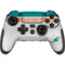 NFL Miami Dolphins White Striped PlayStation Scuf Vantage 2 Controller Skin