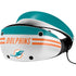 NFL Miami Dolphins White Striped PlayStation VR2 Skin
