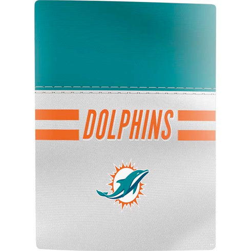 NFL Miami Dolphins White Striped PS5 Digital Edition Bundle Skin
