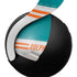 NFL Miami Dolphins White Striped PULSE 3D Wireless Headset for PS5 Skin