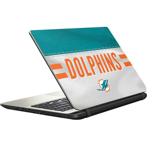 NFL Miami Dolphins White Striped Satellite L50-B / S50-B Skin