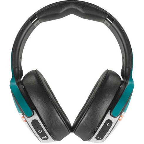 NFL Miami Dolphins White Striped Skullcandy Venue Skin