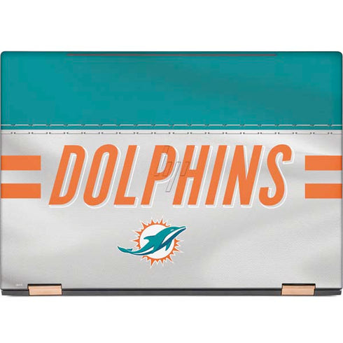 NFL Miami Dolphins White Striped HP Spectre Skin