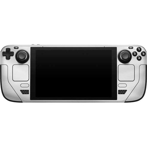 NFL Miami Dolphins White Striped Steam Deck Handheld Gaming Computer Skin