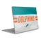 NFL Miami Dolphins White Striped Surface Book 2 13.5in Skin