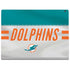 NFL Miami Dolphins White Striped Surface Book 2 13.5in Skin
