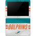 NFL Miami Dolphins White Striped Surface Go Skin