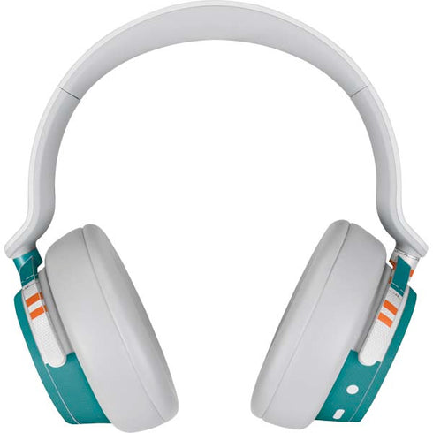 NFL Miami Dolphins White Striped Surface Headphones Skin
