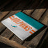 NFL Miami Dolphins White Striped Surface Laptop 2 Skin