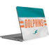 NFL Miami Dolphins White Striped Surface Laptop Studio Skin