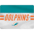 NFL Miami Dolphins White Striped Surface Laptop Studio Skin