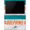 NFL Miami Dolphins White Striped Surface Pro 6 Skin