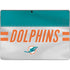 NFL Miami Dolphins White Striped Surface Pro 8 Skin