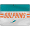 NFL Miami Dolphins White Striped Surface Pro 9 Skin