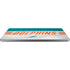 NFL Miami Dolphins White Striped Universal Laptop 11in (8.8 x 6.2in) Skin
