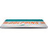 NFL Miami Dolphins White Striped Universal Laptop 15in (12.2 x 8.8in) Skin