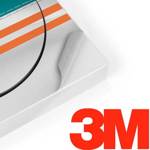 NFL Miami Dolphins White Striped Xbox Adaptive Controller Skin