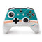 NFL Miami Dolphins White Striped Xbox One S Controller Skin