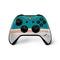 NFL Miami Dolphins White Striped Xbox One X Controller Skin