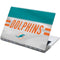 NFL Miami Dolphins White Striped Yoga 910 2-in-1 14in Touch-Screen Skin