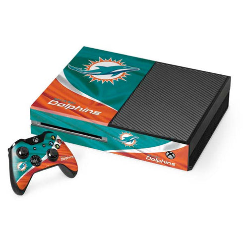 NFL Miami Dolphins Xbox One Console and Controller Bundle Skin