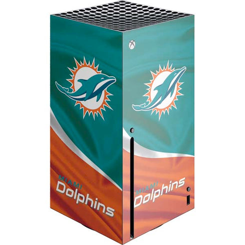 NFL Miami Dolphins Xbox Series X Console Skin