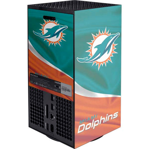 NFL Miami Dolphins Xbox Series X Console Skin