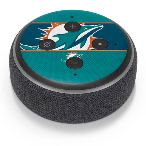 NFL Miami Dolphins Zone Block Amazon Echo Dot Skin
