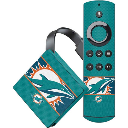 NFL Miami Dolphins Zone Block Amazon Fire TV Skin