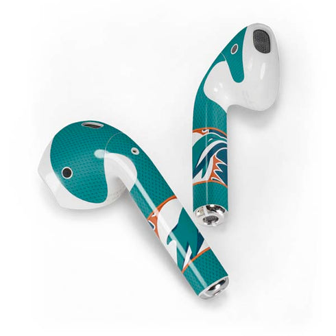 NFL Miami Dolphins Zone Block Apple AirPods 2 Skin