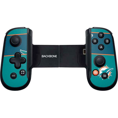 NFL Miami Dolphins Zone Block Backbone One for iPhone Game Controller Skin
