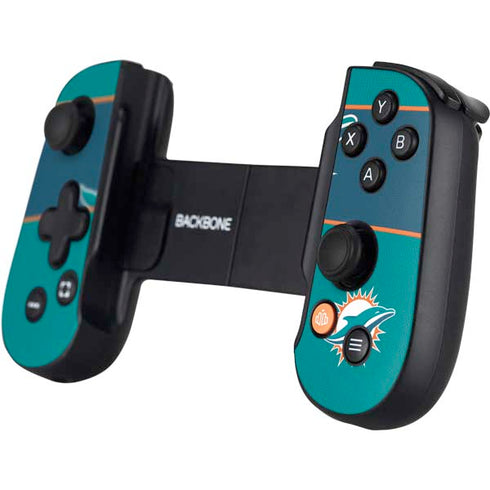 NFL Miami Dolphins Zone Block Backbone One for iPhone Game Controller Skin