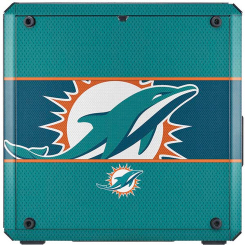 NFL Miami Dolphins Zone Block Cooler Master MasterBox Q300L Mini Tower Skin