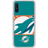 NFL Miami Dolphins Zone Block Galaxy A10e Clear Case