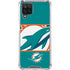 NFL Miami Dolphins Zone Block Galaxy A12 Clear Case