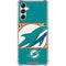 NFL Miami Dolphins Zone Block Galaxy A14 5G Clear Case