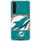 NFL Miami Dolphins Zone Block Galaxy A54 5G Clear Case