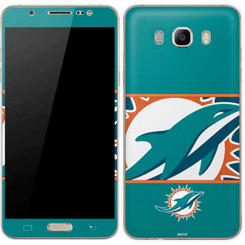 NFL Miami Dolphins Zone Block Galaxy J7 Skin