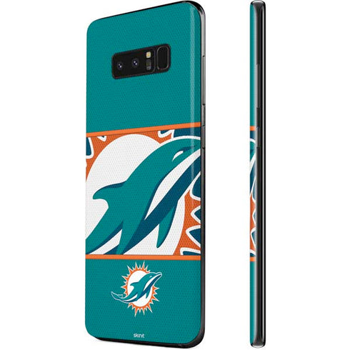NFL Miami Dolphins Zone Block Galaxy Note 8 Skin