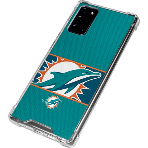 NFL Miami Dolphins Zone Block Galaxy Note20 5G Clear Case