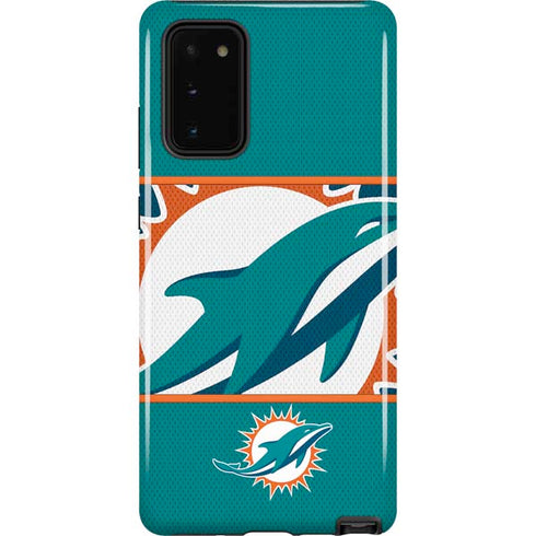NFL Miami Dolphins Zone Block Galaxy Note20 5G Pro Case