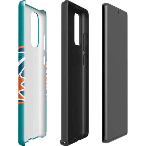 NFL Miami Dolphins Zone Block Galaxy Note20 5G Pro Case