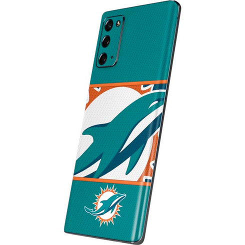 NFL Miami Dolphins Zone Block Galaxy Note20 5G Skin