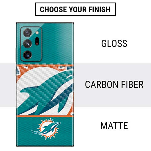 NFL Miami Dolphins Zone Block Galaxy Note20 Ultra 5G Skin